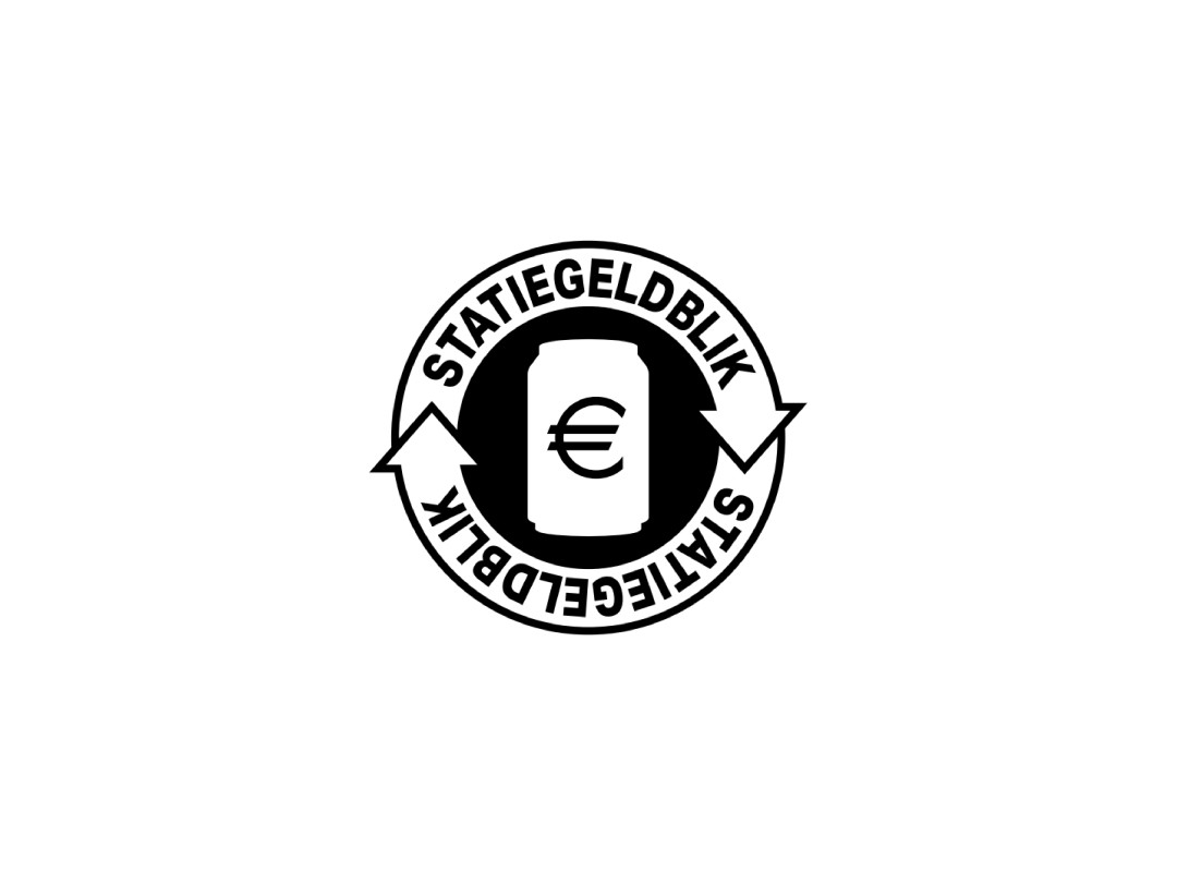 Logo statiegeld op blikjes