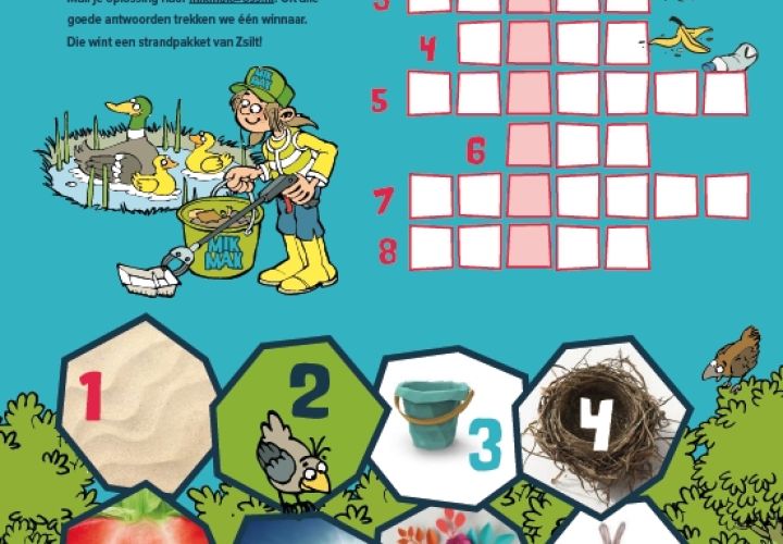 Zomer Kruiswoordpuzzel 