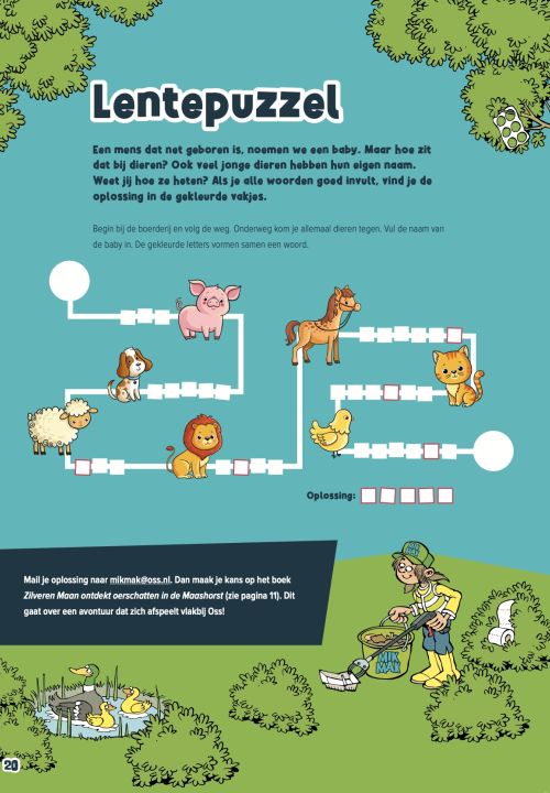 lentepuzzel dieren 
