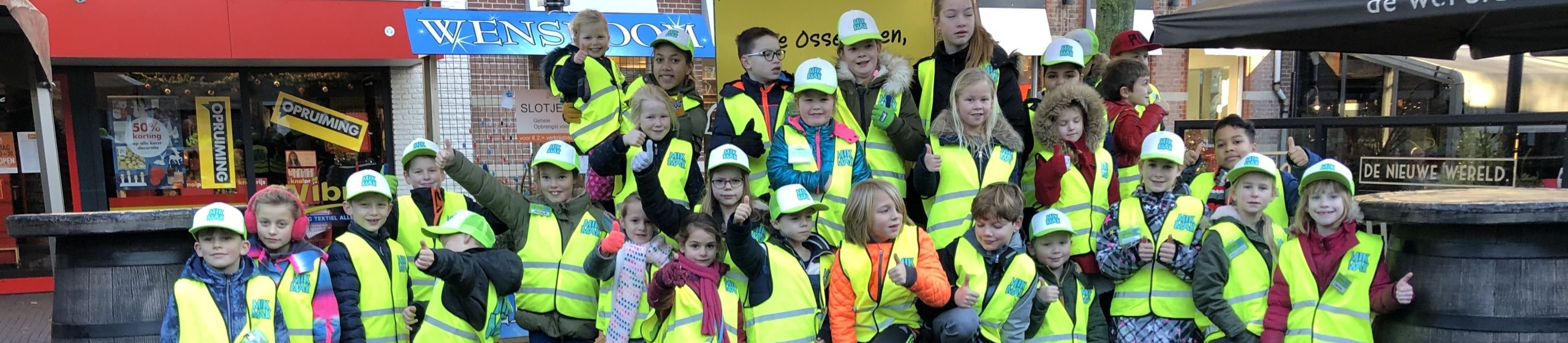 Grote groep mikmakkers in centrum Oss